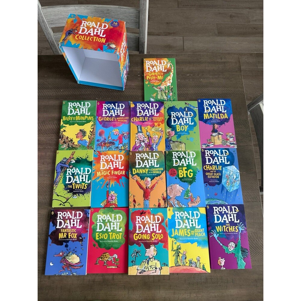 Roald Dahl Collection 16 Book Box Set Quentin Blake Children’s Classics